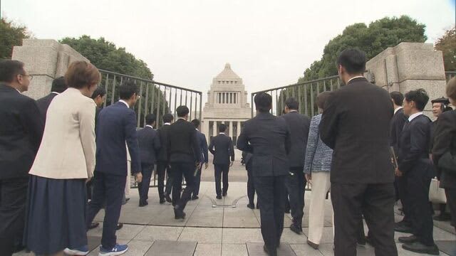 衆議院に初登院　北海道からは新人議員5人「地域の声を届ける」午後から本会議で総理大臣の指名選挙