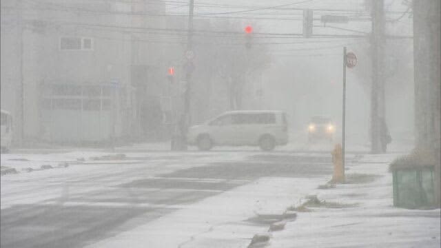 今シーズン1番の寒気　冬型の気圧配置で道内冷え込み強まる