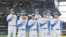 プロでの活躍を　ファイターズ新入団選手8人が意気込み語る　　スタンドでは約1200人のファン見守る