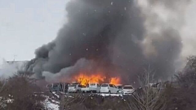 【速報】「機械から出火し木材に燃え移った」　函館市桔梗町の工場で火事