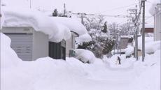 大雪の岩見沢