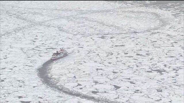 「流氷初日」まだ…観測史上最も遅い記録を更新　網走市