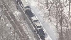 凍結路面で車7台の多重事故　けが人搬送　現場では一時渋滞が発生　北海道千歳市