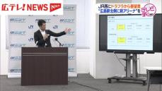 「広島駅北側に新アリーナを」　ＪＲ西日本広島支社が定例会見でドラゴンフライズからの要望書受け取りを明らかに