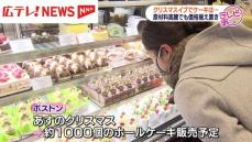 原材料高騰　クリスマスケーキづくり最盛期【広島】