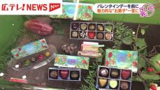 「チョコレートだけに限らない」　バレンタインデーを前に広島市のデパートでお菓子のイベント始まる