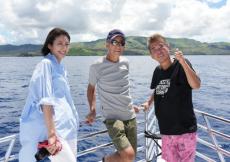 神田正輝、9.28『旅サラダ』最終出演――！　松下奈緒＆勝俣州和とグアムで27年半を振り返る