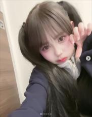 “カジサックの美人娘”15歳モデル、「KPOPアイドルみたい」ツインテール姿に絶賛の声「可愛すぎ」