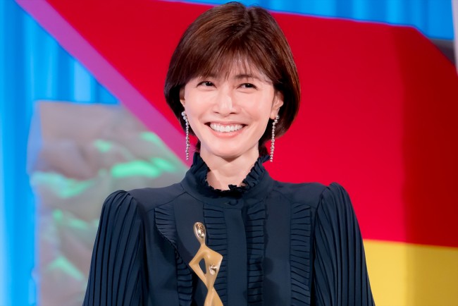 内田有紀、『燕は戻ってこない』で助演女優賞受賞「言葉の重みを感じております」＜東京ドラマアウォード 2024＞