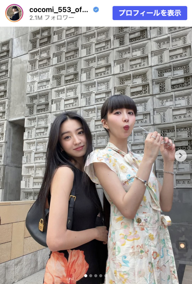 6万件超「いいね！」 Cocomi、Koki,と“真反対”な姉妹ショット公開