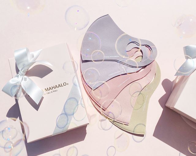 オハナ・マハロ】限定発売！ハート型の耳掛けが可愛いマスクとマスク