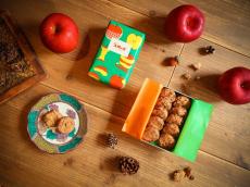 【通販新商品】レトロ可愛いクッキー缶「タイヨウノカンカン」秋のクッキーはリンゴだよ～｜News