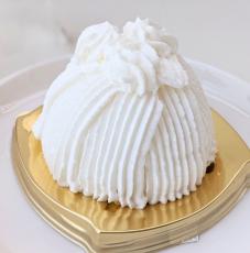 【ミニストップ新商品ルポ】中とのギャップに驚き！純白のドレスをまとった美しき栗のケーキ「ごろごろ栗の純白ケーキ」