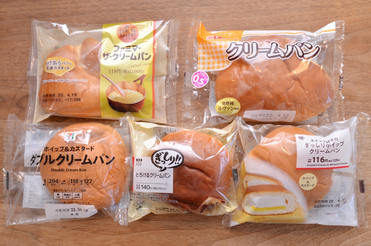 【食のプロがコンビニ食べ比べ】ファミマ筆頭に今キテる！クリームパンを比較