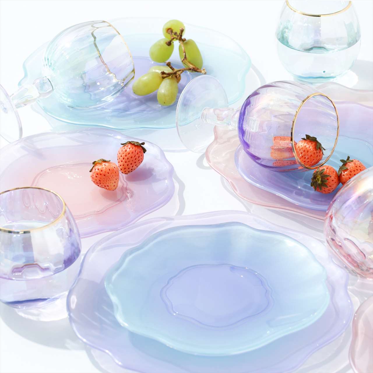 【フランフラン】夏らしく涼しげ！「オパール」新作ガラスウェアが可愛い～