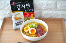 【韓国ラーメン実食ルポ】ジャガイモでできた麺！「カムジャ麺」を実食
