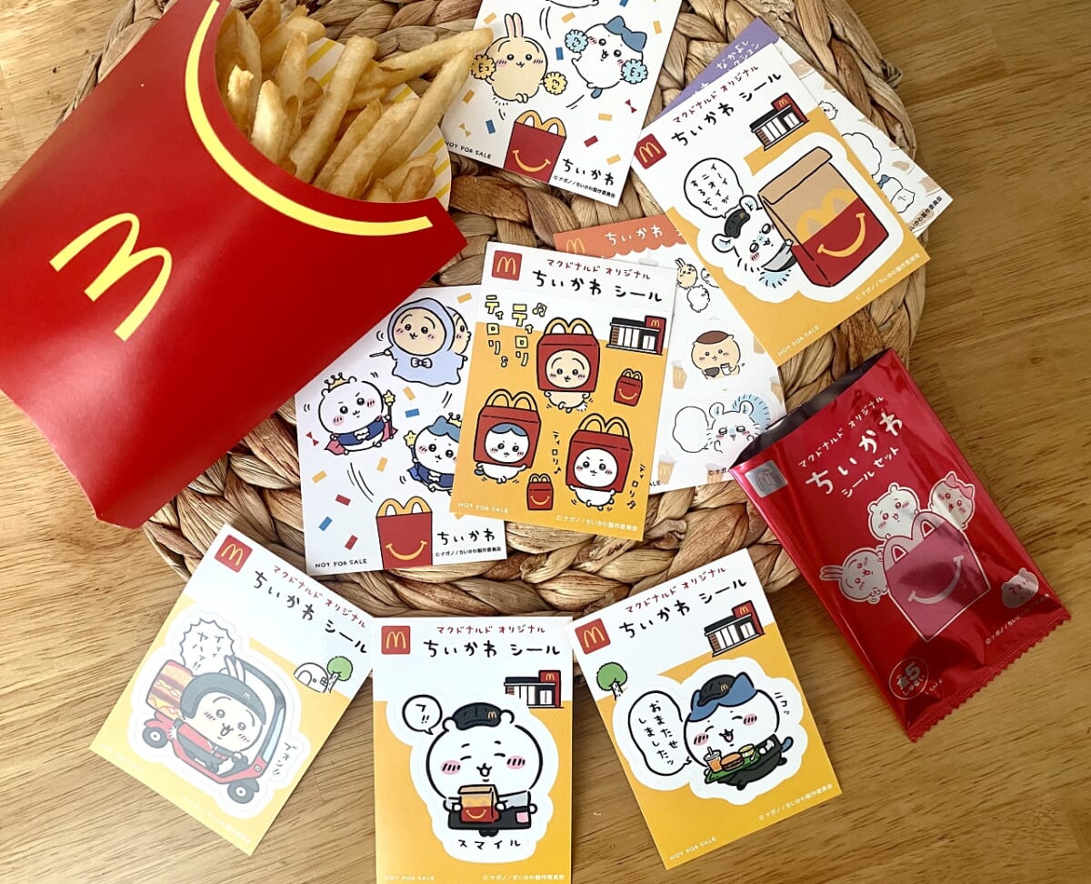マクドナルド×ちいかわ】シールセット全5種類見せます！｜Infoseekニュース