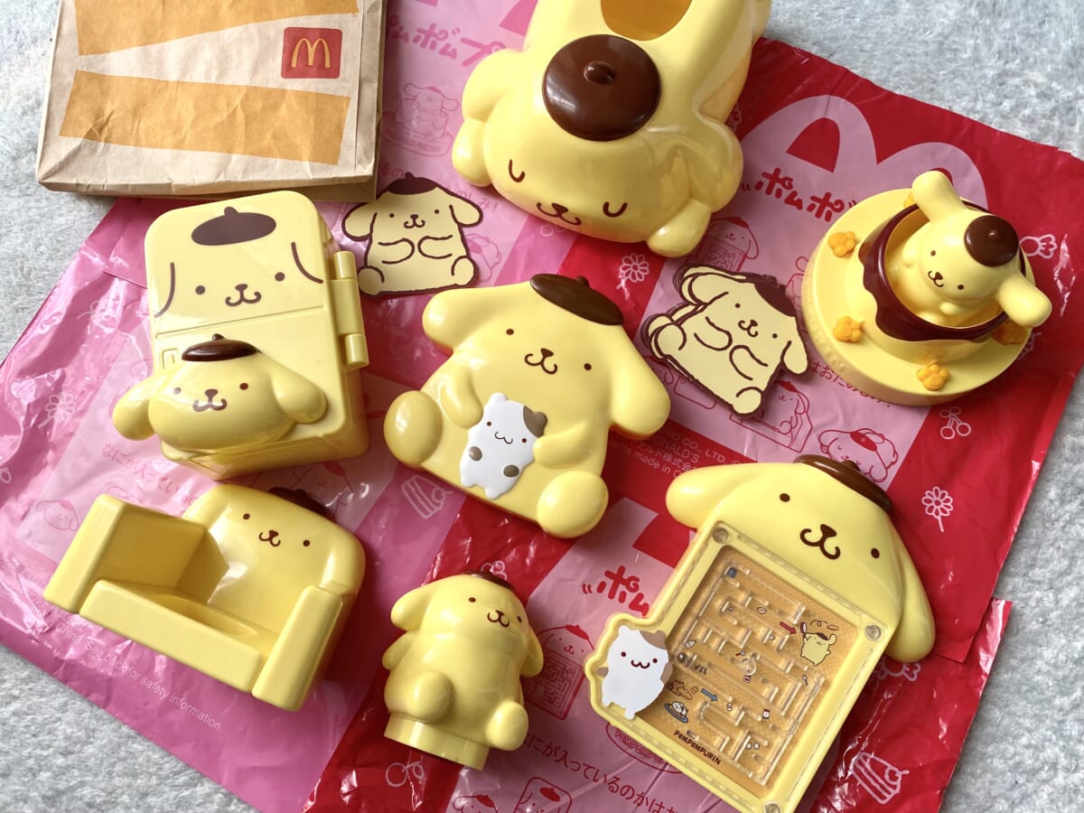 マクドナルド】「ポムポムプリン」ハッピーセット、もらえるおもちゃを