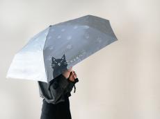“ねこまみれ”な晴雨兼用折畳傘！紫外線遮蔽率99.9％を測定した生地を使用してるよ～