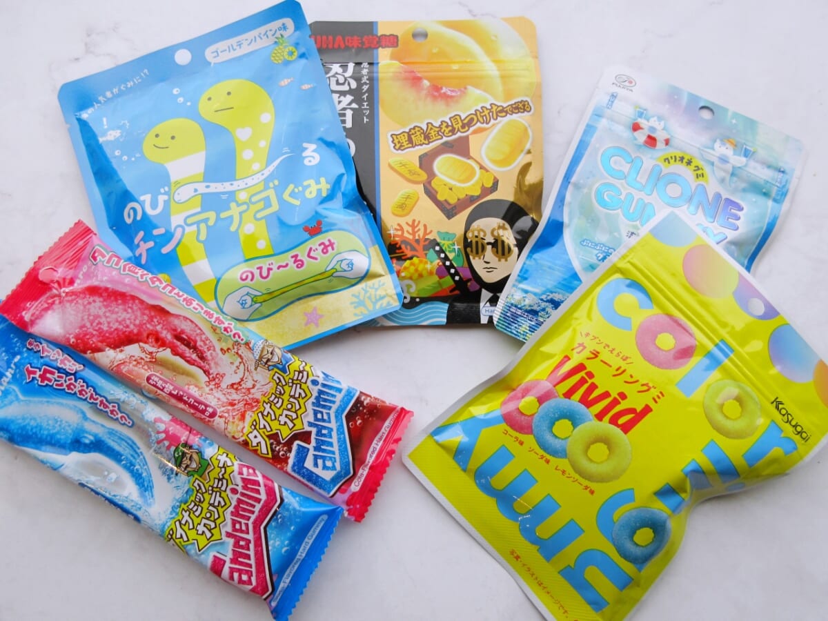セブン限定【グミの日】にぴったりなインパクト大のグミ6品を食べ比べ