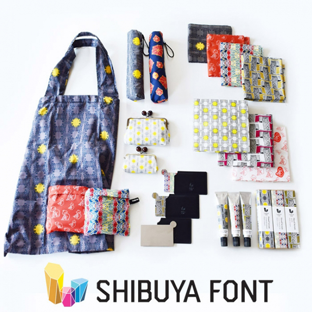 【BIRTHDAY BAR×SHIBUYA FONT】渋谷発のデザイン雑貨発売！