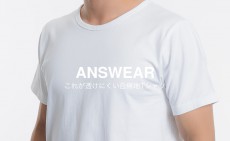 白Tの新定番！ANSWEARの「透けにくい白無地Tシャツ」からワイドモデルが数量限定で登場！