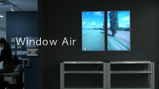 超薄型バーチャルウィンドウ「Window Air」で世界の風景を配信