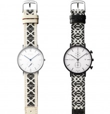 江戸幕府への献上品「博多織」が時計ストラップになって新発売！