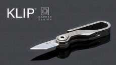 日常、アウトドアから災害時にも最適なキーフック型ポケットナイフ『DAPPER KLIP』