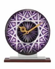 美術装飾時計の様式美を感じる品格ある逸品「薩摩切子時計」