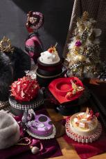 【ヒルトン東京】のクリスマスケーキコレクションは帽子がテーマ