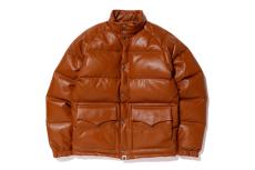 20着限定！A BATHING APEの「LEATHER CLASSIC DOWN JACKET」