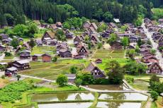 世界遺産「白川郷」を上空から眺める、ヘリコプター遊覧飛行体験付宿泊プラン