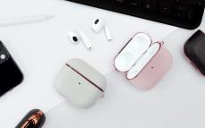 「GAZE」本格レザーとクロームラインが織りなすハイクラスなAirPods3ケース