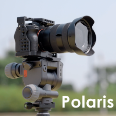 カメラと三脚をリモート制御可能！スマートな三脚雲台「Polaris」