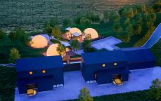 鴨川市にプール付きヴィラ＆ドーム型テントの複合型グランピング施設がオープン