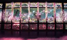 東京タワー×ネイキッド 東京夜景が桜色に染まるマッピングショー