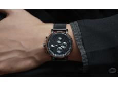 経年と共に自分だけの時計に。高級木材黒檀×ステンレスでできたシックな腕時計「Chrono WXL」