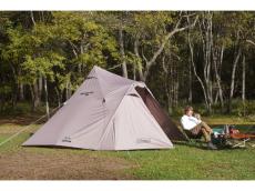 コールマンが2月に発売するリサイクル生地のテント「コールマングリーンレーベル」でサステナブルキャンプを