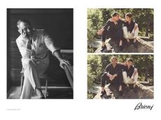 「ブリオーニ」がジュード・ロウ氏とラフ・ロウ氏を起用した2023年春夏広告キャンペーンを発表