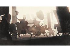 「関ケ原 3D合戦図屏風」がJR名古屋駅中央コンコースに登場！関ケ原の戦いを描いた映像作品を放映