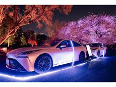 新宿御苑の花見イベントは「トヨタ MIRAI」などの給電車によるSDGsな夜桜ライトアップにも注目！