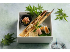 発酵と熟成がテーマの日本料理レストラン「GINZA 豉 KUKI」の初夏の味覚を楽しめるコース料理