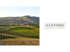 老舗ワイナリー「サンフォード・ワイナリー＆ヴィンヤード」のワインが国内取扱い開始