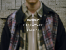 BarbourとMARKAWAREがコラボした、特別な「BEDALE」が登場