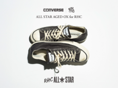 RHC ロンハーマン×コンバース、「ALL STAR AGED OX for RHC」発売。細部までこだわったデザインが魅力