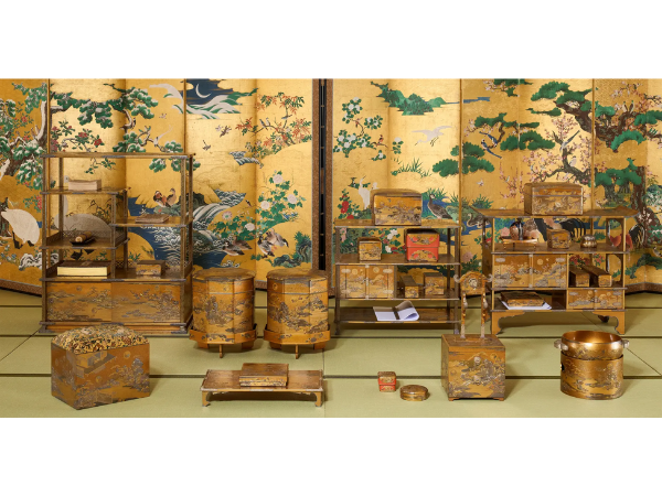 ☆最終値引き【博物館級】大名家伝来品徳川家嫁入り道具梨地高蒔絵葵紋入火鉢 ☆最終値引き【博物館級】大名家伝来品徳川家嫁入り道具梨地高