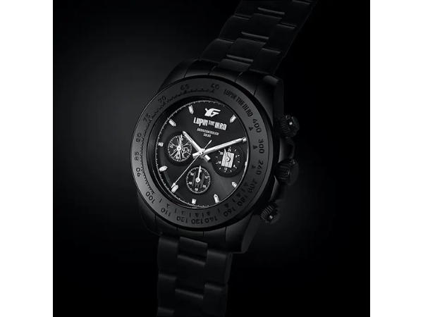 ルパン三世 SEIKO 限定版 ソーラークロノグラフ ブラック 【公式通販】