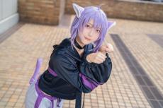 【コスプレ】「ホロライブ」猫又おかゆのにゃんこポーズが破壊的可愛さ！猫っぽい気まぐれな表情もキュートな美女レイヤー・うさぎもち【写真10枚】