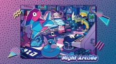 “ポリゴンLEDライト”のネオンな感じが癖になる！新登場「Night Arcade」で夜のゲームコーナーを楽しむポケモンたちがグッズ化